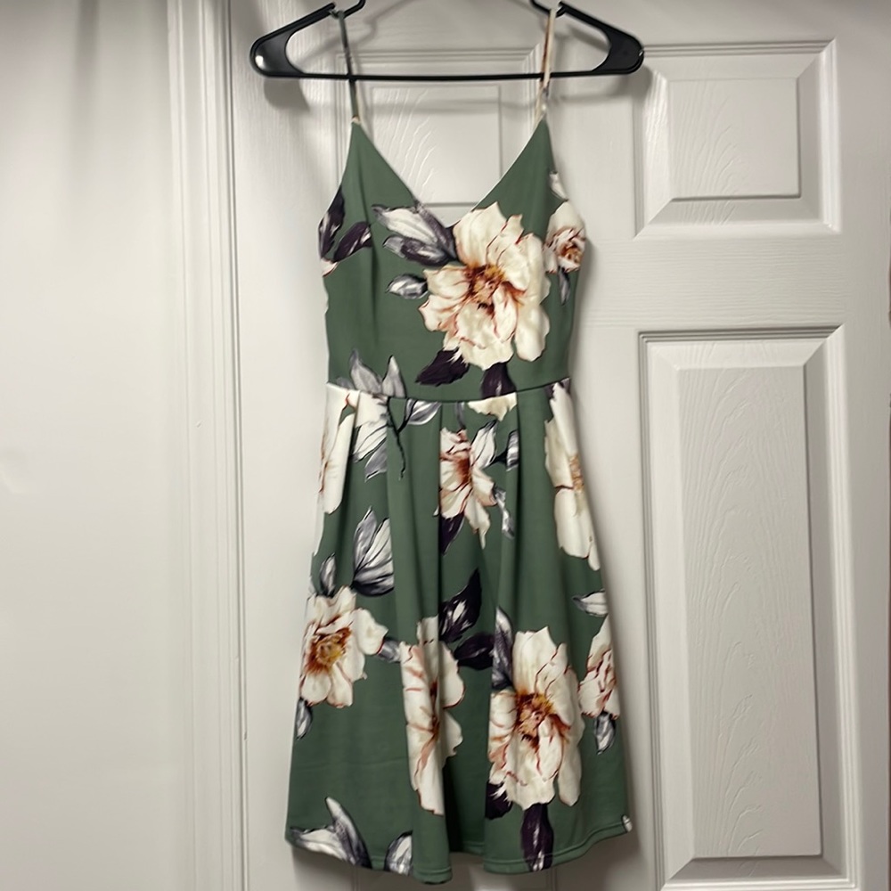 🌈Floral cocktail dress